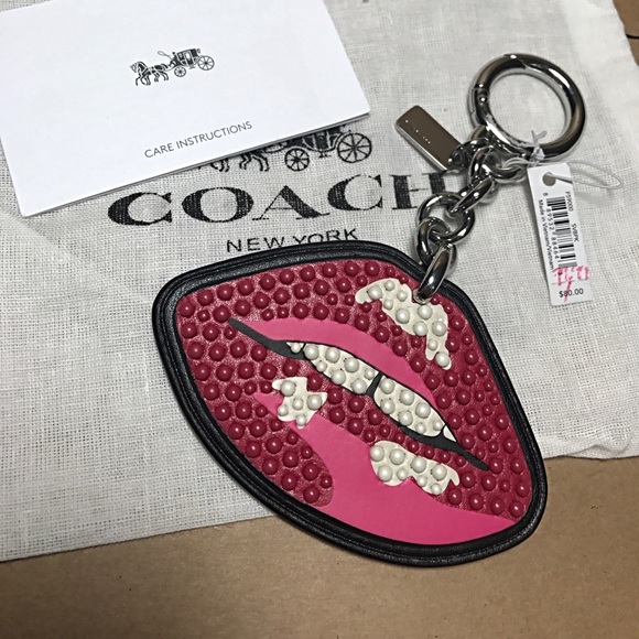 Coach Accessories Coach Lips Keychain Poshmark